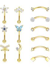 M 65041 316 Stains Steel Clip On Belly Button Ring �⴩��