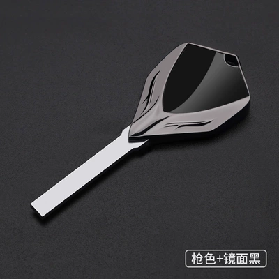Motorcycle Key blank suitable for - gunmetal-mirror-black-cf-250sr