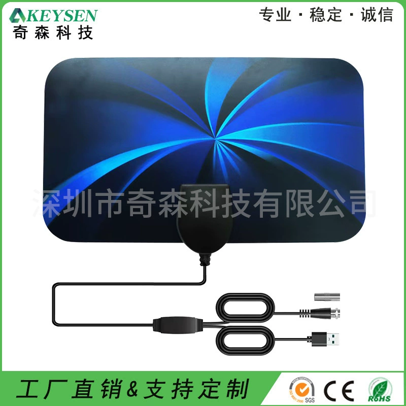 Новый популярный кросс-бордер мини-HD цифровая антенна ТВ DVB-T2 европейский стандарт и американский стандарт HDTV внутрисетевой цифровой