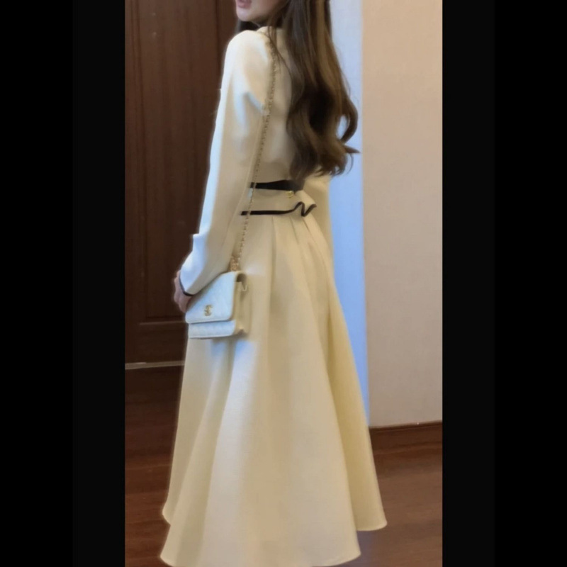 冷淡风盐系穿搭套装女秋冬季2025新款法式高级感连衣裙两件套洋气|undefined