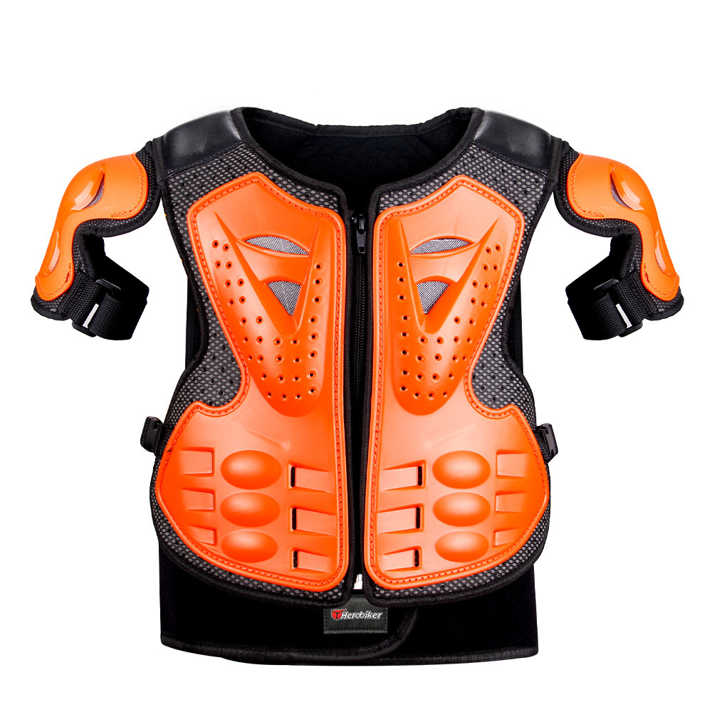 chaqueta de armadura para niños rueda de protección de bicicleta esquí rodilla de protección de codo deportivo al aire libre bicicleta de montaña protector
