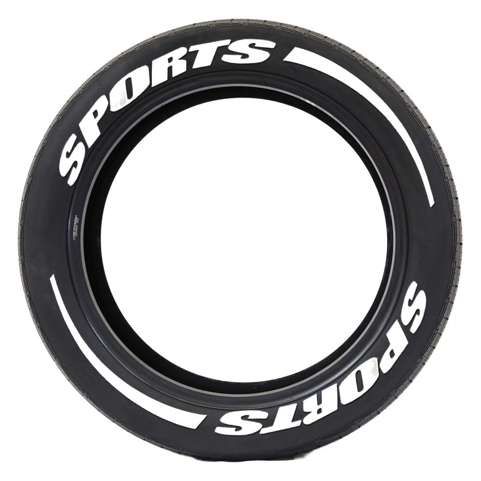 [Светоотражающий Материал] Наклейка для автомобильных шин Письма Светоотражающая наклейка для шин 3D Stick поколение волос