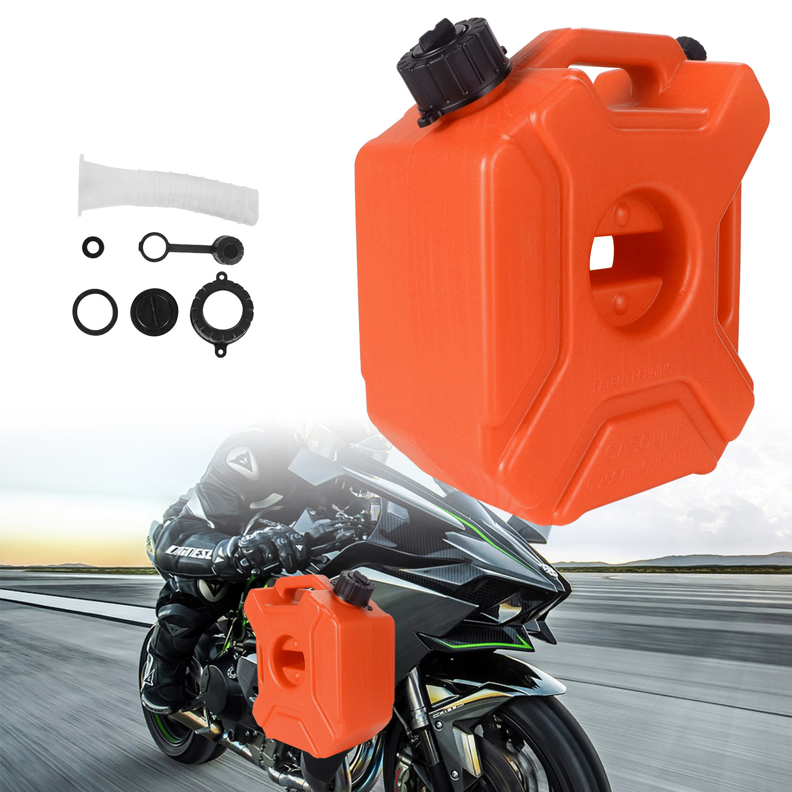 Oil Drum, Gasoline Drum, Off-Road Vehicle Spare Oil Drum, Car and Motorcycle Anti-Static Portable Emergency Oil Can