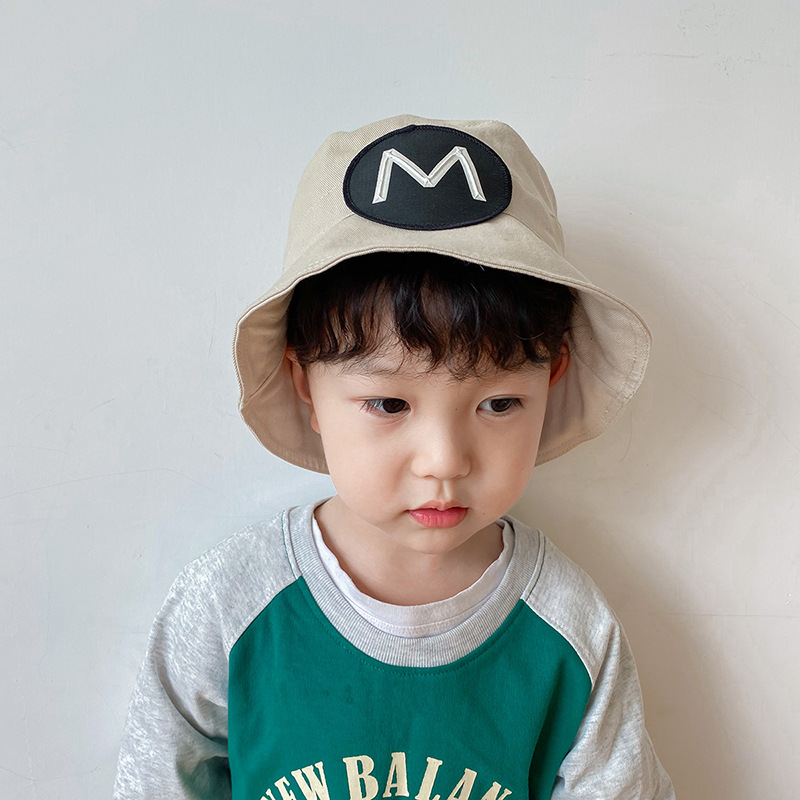 Korean Children's Sunscreen Fisherman Hat display picture 1