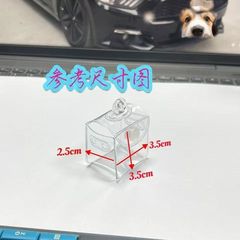 卸売バブルマートブラインドボックス収納袋透明 pvc ベビーウォーキングバッグ防塵ベビーバッグ小さなハンギングバッグインキー