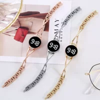Новые светодиодные модные часы в Корейском стиле Chanel, сенсорный женский декоративный стальной ремень, электронный студенческий женский браслет