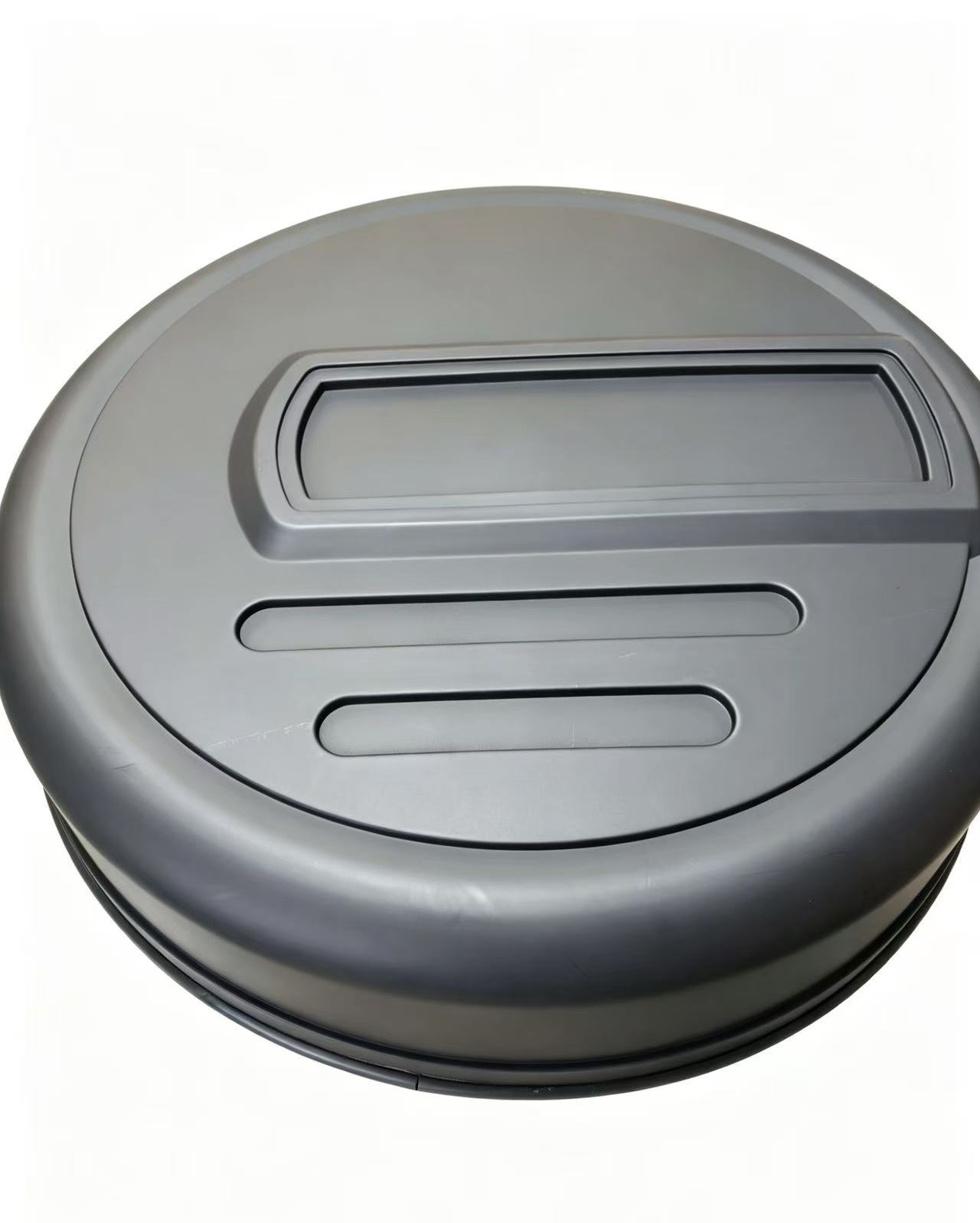 Suitable for 2019-2026 JB74 Jimny models: round hard-shell spare tire cover with zipper