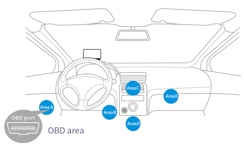 Multifunctional Smart Hud Head-Up Display Carplay Car Navigation Screen Projection Music Player Cigarette Lighter Universal