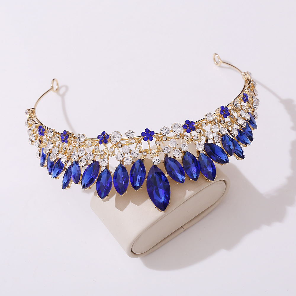 Elegant Style Elegant Crown Alloy Rhinestone Crown
