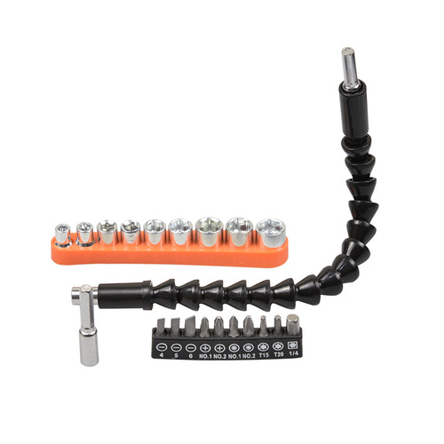 Screwdriver, bit connection, flexible shaft, electric drill extension rod connection, multi-function cordless drill universal joint