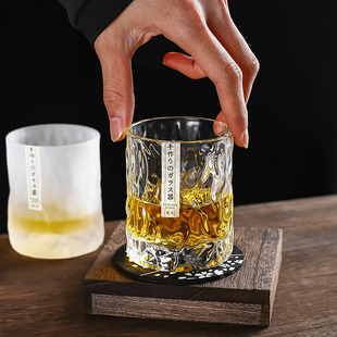 Collectible Japanese Style Hammerprint Wine Glass Whiskey Wine Glass Household Glacier Beer Glass Frozen Glass