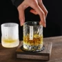 锤纹冰冻家用收藏洋酒杯