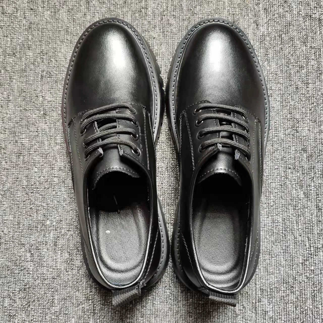 Кожаная обувь, мужская обувь, модные четыре сезона 2022, Новое мужское черное японское Спортивное деловое платье, повседневная обувь, увеличение роста