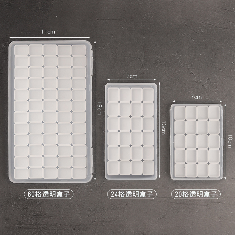水彩絵の具分注小格子1ml分注空格子自作携帯固体2ml水彩ppネイル絵の具|undefined