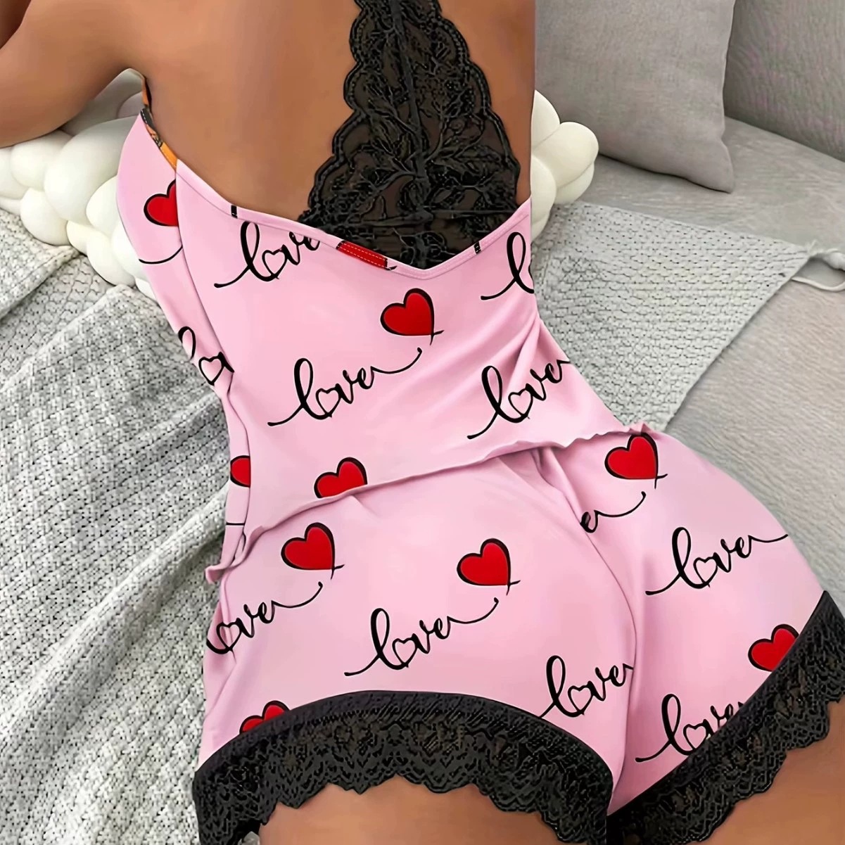 Cross-Border Amazon Aliexpress European and American Style Pajamas for Women, Sleeveless Camisole Shorts Set, Milk Silk Home Wear