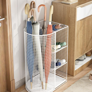 Umbrella Storage Rack Commercial Lobby Umbrella Bucket Placement Rack Home Door Umbrella Drain Rack Entry Umbrella Black