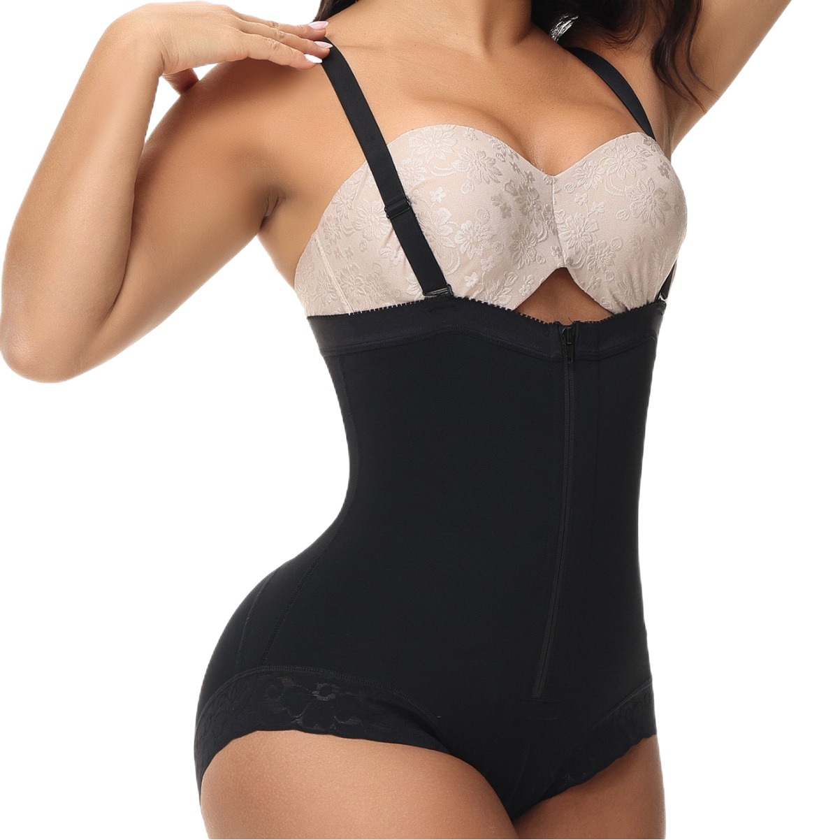 Nueva cremallera interior pecho cintura alta Sling vientre contratación cuerpo que forma grasa mujer más tamaño ropa interior cuerpo conformación corsé de fábrica