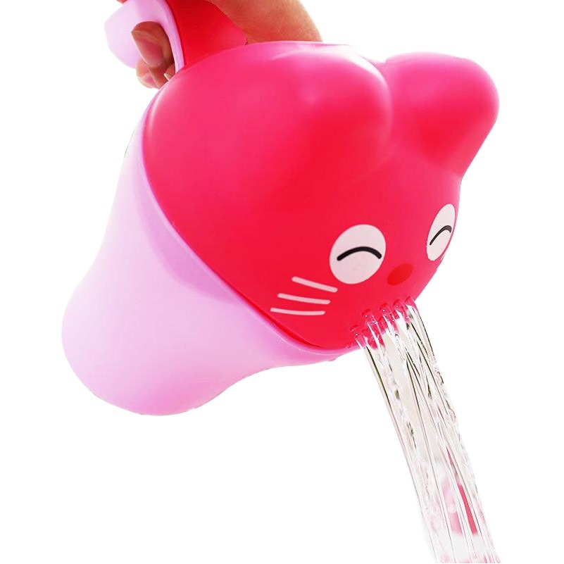 Baby Shampoo Cup, Children's Shower Head, Infant Bath Spoon, Plastic Bath Water Scoop, Children's Water Spoon, Cartoon Bath Toy