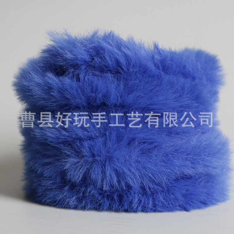 Suministro directo de fábrica 20mm imitación conejo felpa trenzado palo súper grueso súper densa hecha a mano DIY muñeca pequeña leche perro raíz pelo al por mayor
