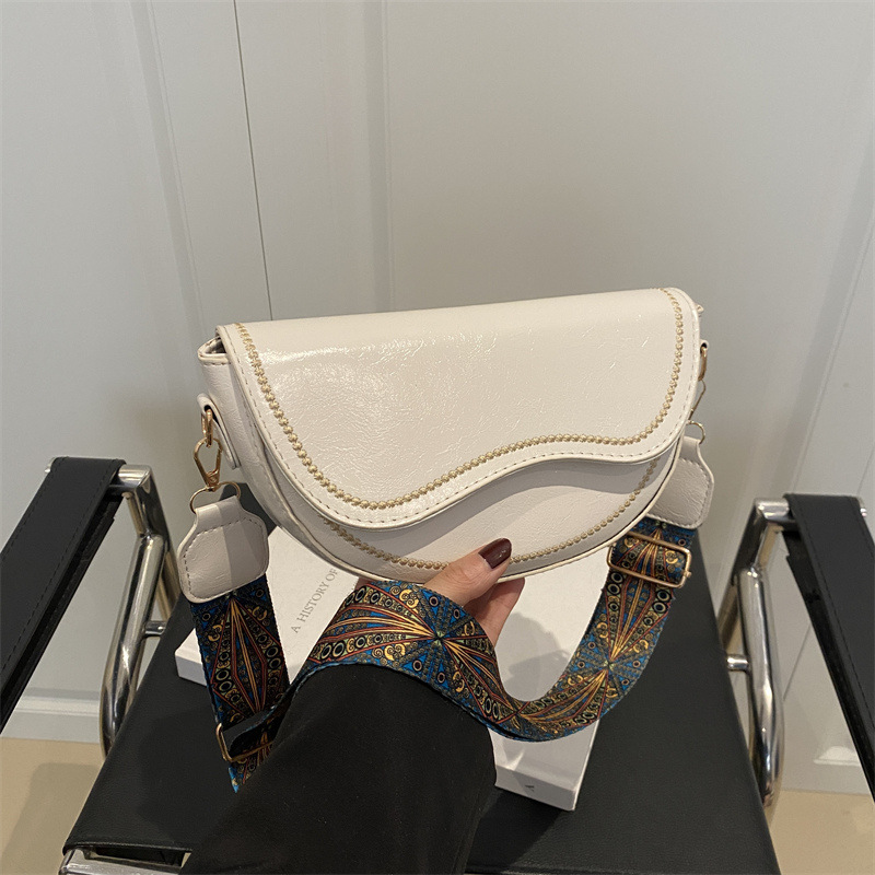 Vintage Women's Shoulder And Crossbody Saddle Bag Versatile_voghion.com