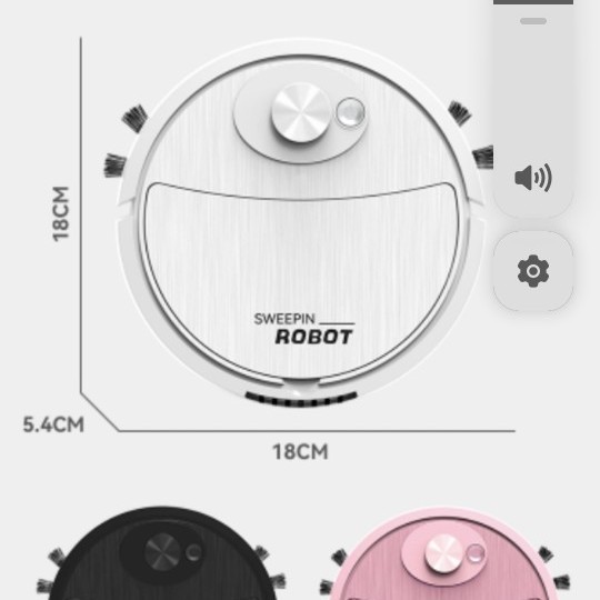 Nuevo robot de barrido de suelo 3 en 1 gran succión robot de barrido inteligente de succión de larga duración fábrica de barrido directo
