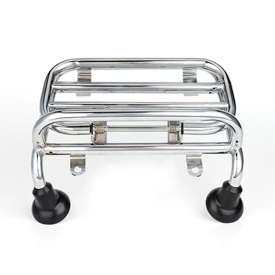 Scooter Modification Wind and Rain – Motorcycle front windshield - front-shelf-silver