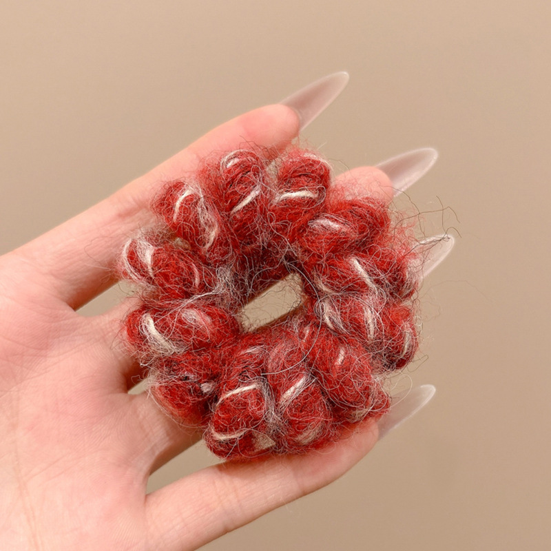 Coletero elástico sencillo de nuevo estilo 2026, banda para el pelo pequeña sin costuras para mujer, suave para el cabello, sujetador de cola de caballo.