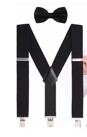 5cm wide adult strap and bow tie