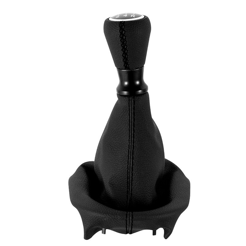 Suitable for Peugeot Citroen 206 Wrapped Leather Handball, Shift Dust Cover, Shift Lever Handball Integrated