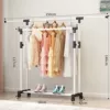150cm [white double pole] + wheel [retractable]