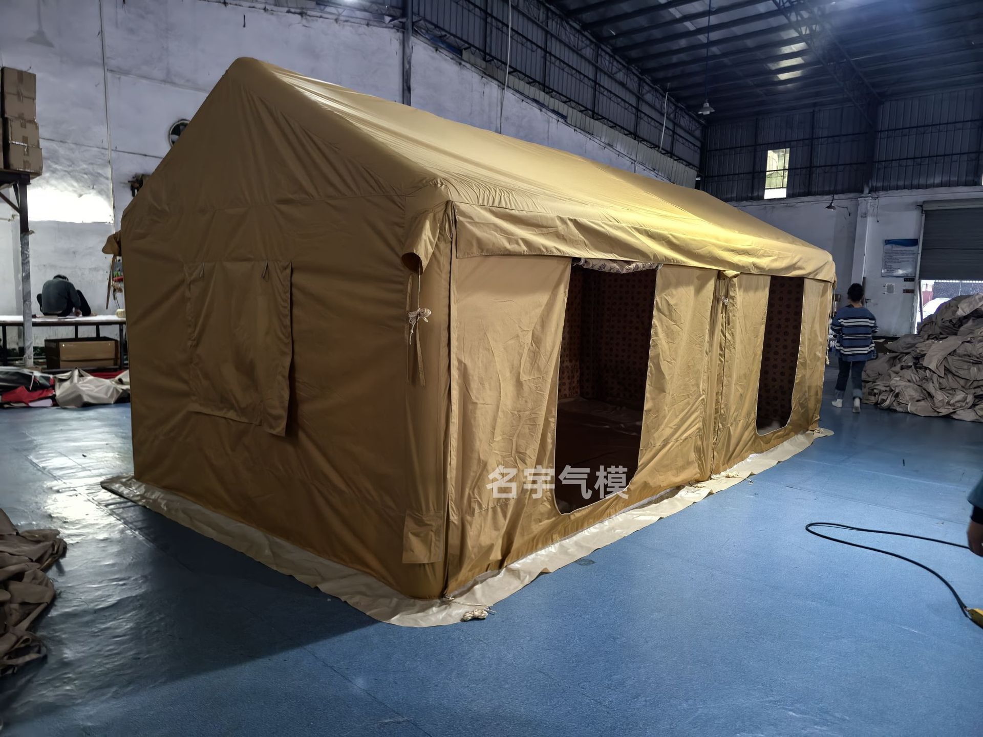 Cross-Border Customization Factory Direct Sales Arabian Tent Qatar Tent Middle East Inflatable Tent Desert Camping Style Tent