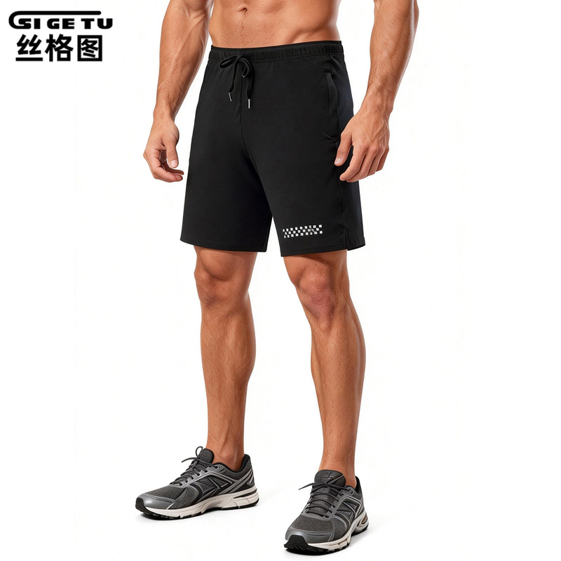 Sige Tu Cross-Border Sports Shorts Men's Summer High-Elastic Fitness Basketball Shorts Training Quick-Dry Running Beach Shorts