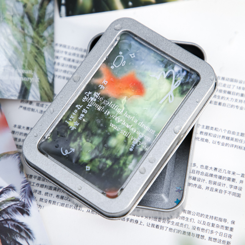 Mr. Paper Dream Box Postal Goldfish Dream Series Original ins Style Student Tarjeta de lectura de alto valor