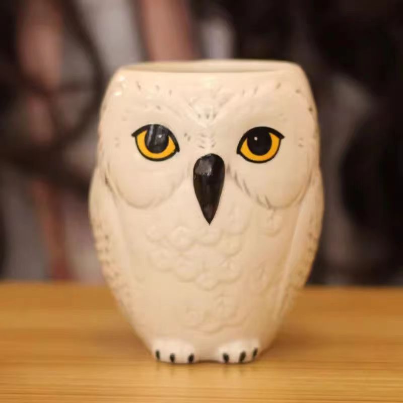 Colección creativa original de Harry Potter tazas de cerveza de la escuela de magia taza de pie alto recuerdos de acero inoxidable