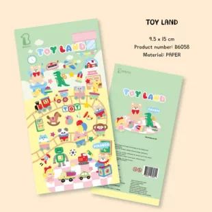 Кросс-бордер Южная Корея BONITO Игрушки Мир B6058 Paper B6129 Bubble Cute Bear Decoration Handbook stickers