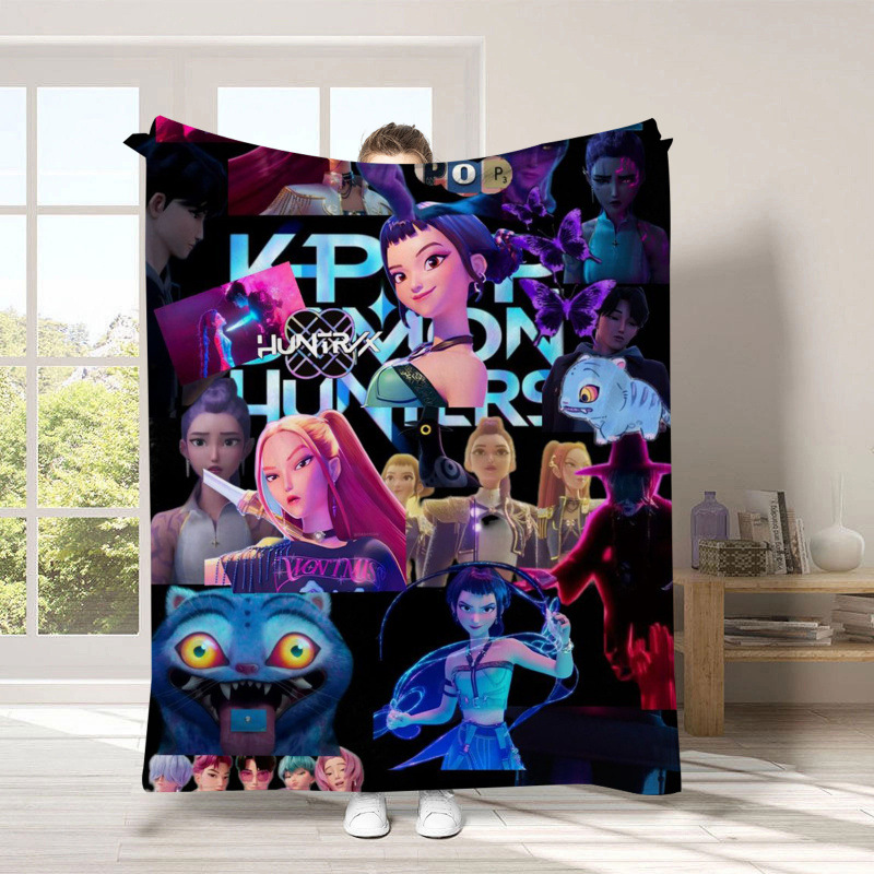 Explosiones transfronterizas de caza de brujas mantas de franela de comercio exterior Amazon mantas de cama gruesas mantas