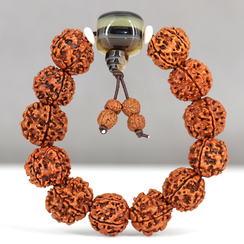 Niujiao Nepal King Kong Bodhi Bracelet Bracelet Buddha Bead Jewelry Five-petal King Kong Bodhi Cultural Play Jewelry