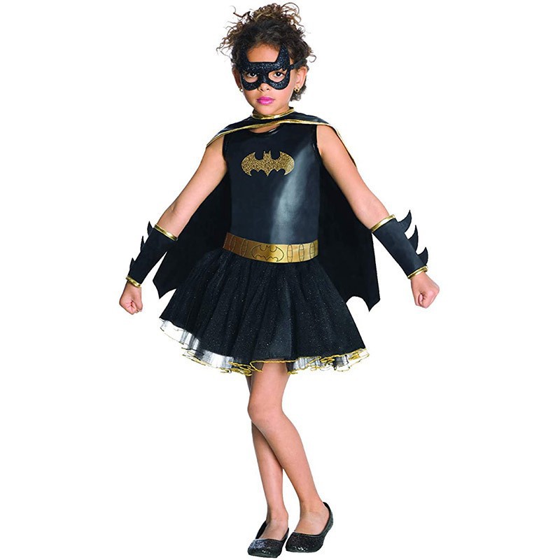 Nuevo Halloween Wonder Woman Superman Falda para niños Traje de superhéroe Vestido de Spiderman Venta caliente transfronteriza