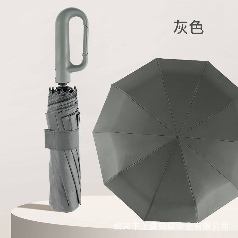 Paraguas de vinilo de protección solar completamente automático en stock logotipo imprimible al por mayor paraguas plegable paraguas de sol paraguas triple