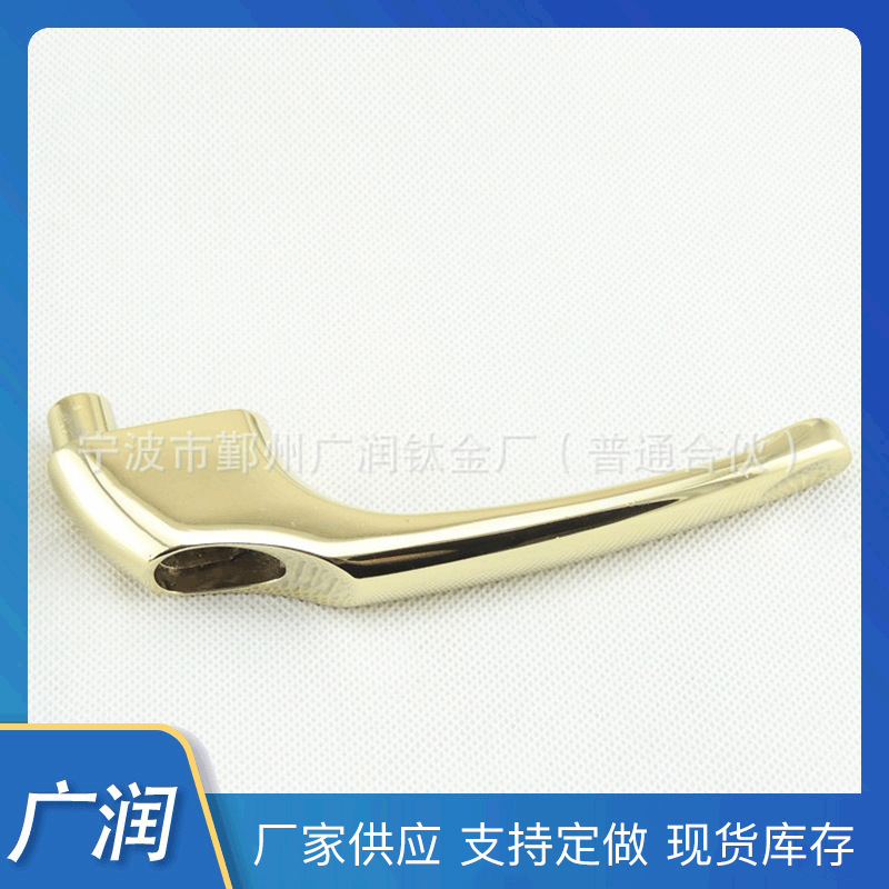 厂家提供 家用门把手表面处理 加厚弯型公司酒店推拉大门把手