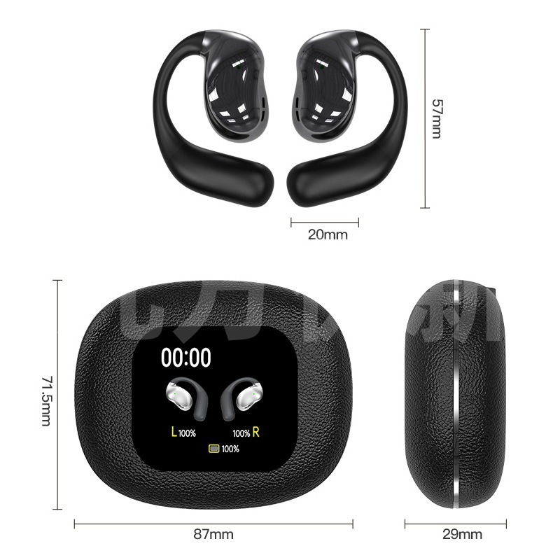 2025 新しい国境を越えた人気の YJ33 スマート スクリーン Bluetooth ヘッドセット超長バッテリー寿命タッチ コントロール両耳翻訳ヘッドセット|undefined