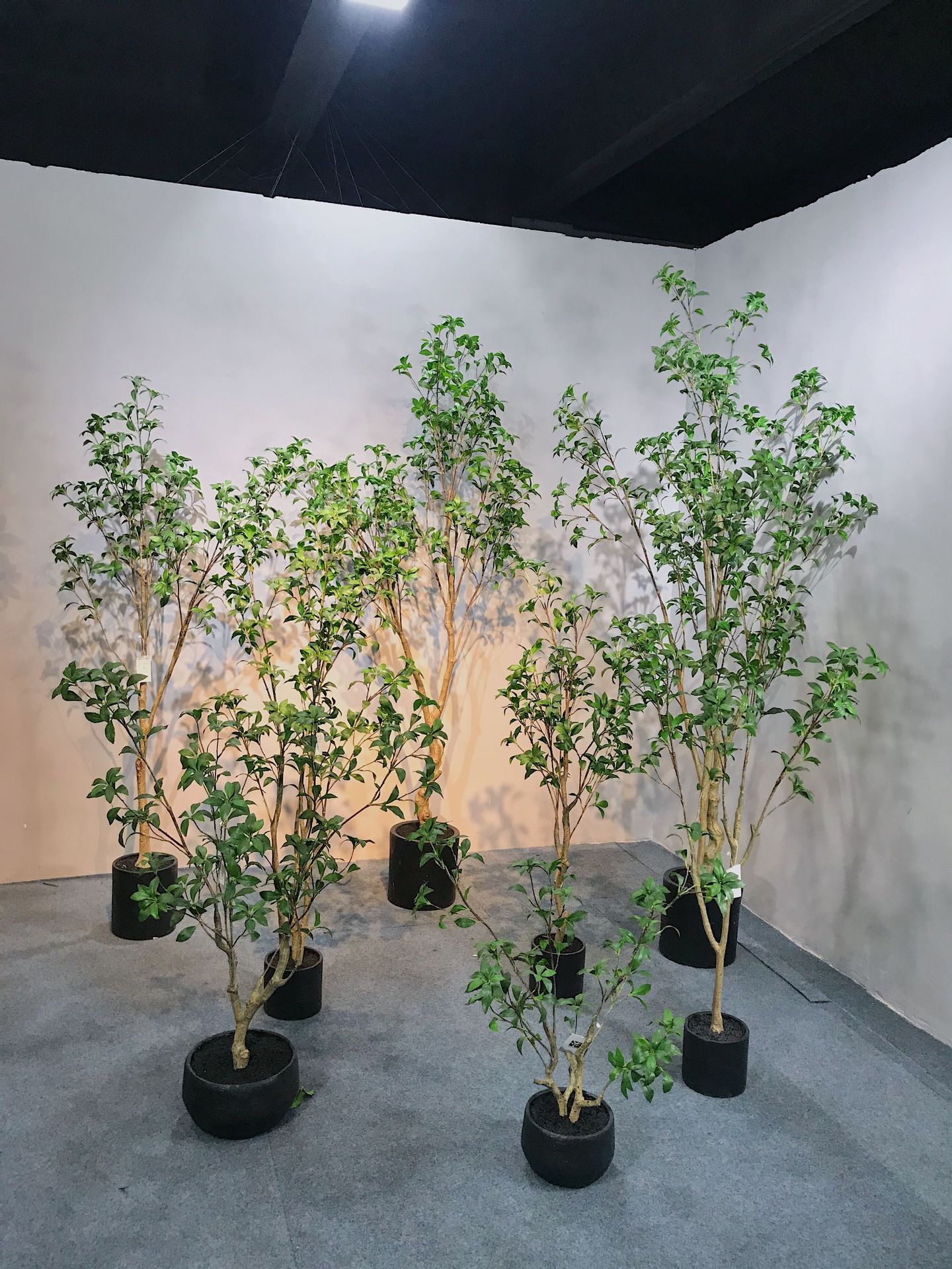 仿真假树室内日本吊钟树马醉木假植物服装店绿植椿树落地大型盆栽-阿里巴巴