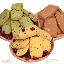 手工黄油蔓越莓曲奇抹巧香葱海苔曲奇饼干宿舍追剧居家零食200g袋