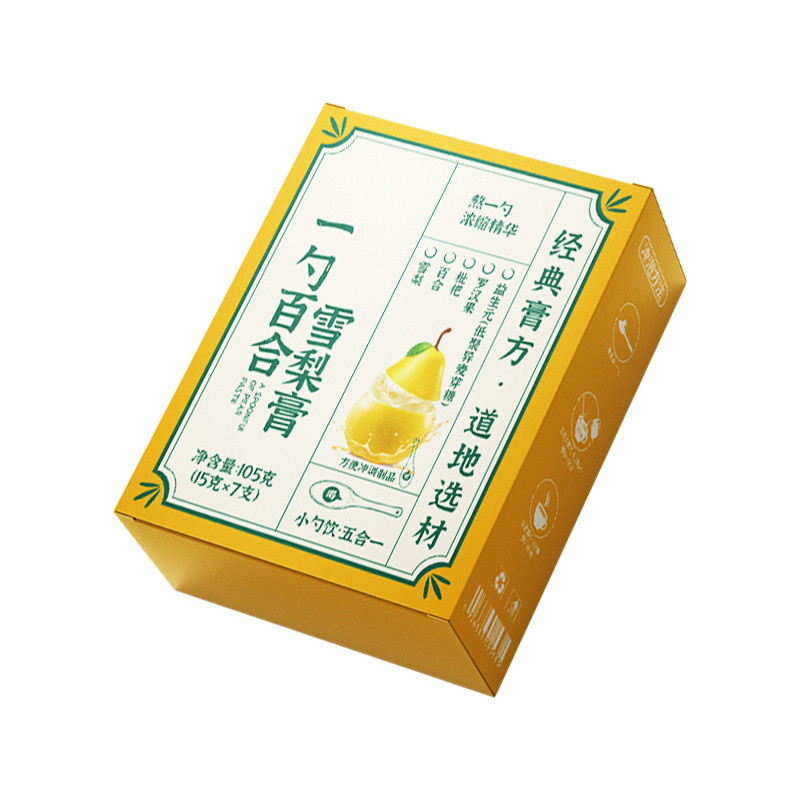 一勺百合雪梨膏秋梨膏一勺梨膏盒装勺膏一口一个酥梨源头工厂批发|undefined