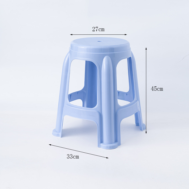家用登高凳子方圆凳40cm45cm高熟胶方凳板凳熟胶大号朔料熟料便携|undefined