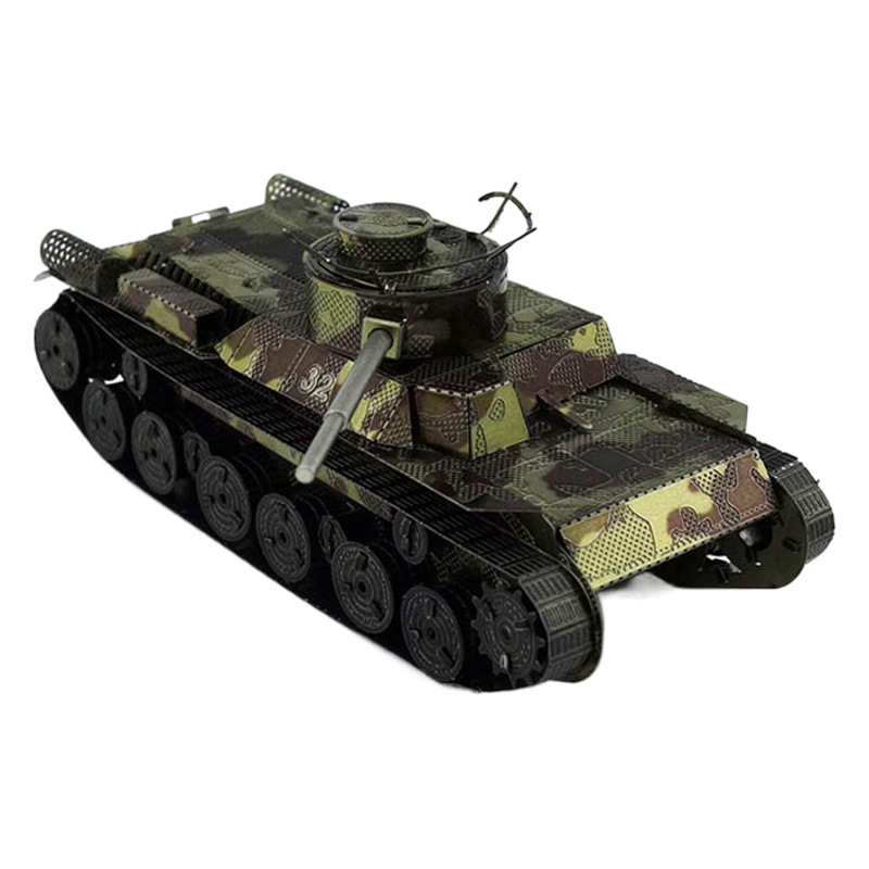 Acero estatua mágica tanque al por mayor serie militar amor metal rompecabezas 3D tridimensional hecho a mano DIY modelo de montaje