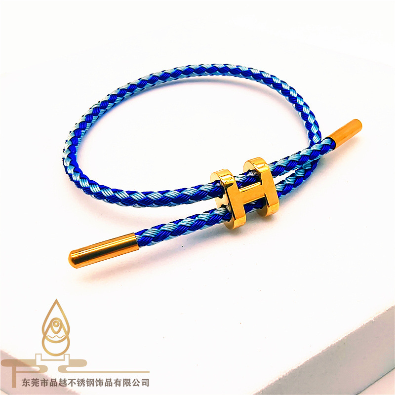 Fashion Letter Titanium Steel Handmade Bracelets 1 Piece