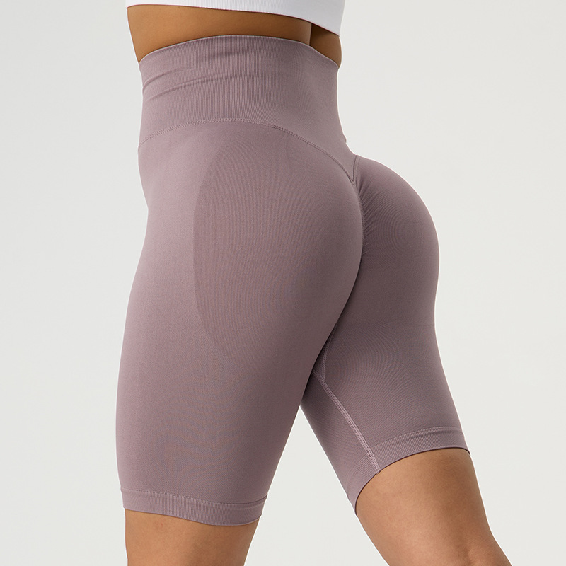 Pantalones de gimnasio de cintura alta, pantalones cortos de yoga ajustados, ropa deportiva de gimnasio