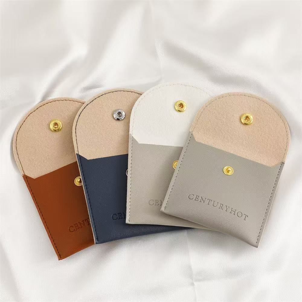 厂家定制高档pu皮革首饰袋手表饰品包装袋项链手链收纳袋可加logo