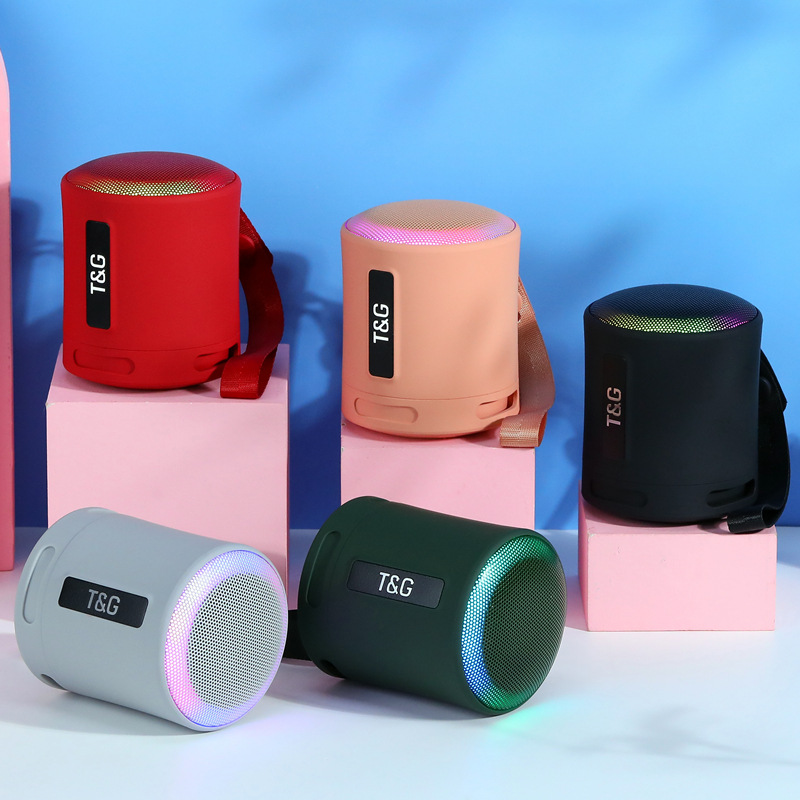 Transfronterizo nuevo TG373 altavoz Bluetooth bajo bajo portátil mini TWS tarjeta inalámbrica de sonido Bluetooth